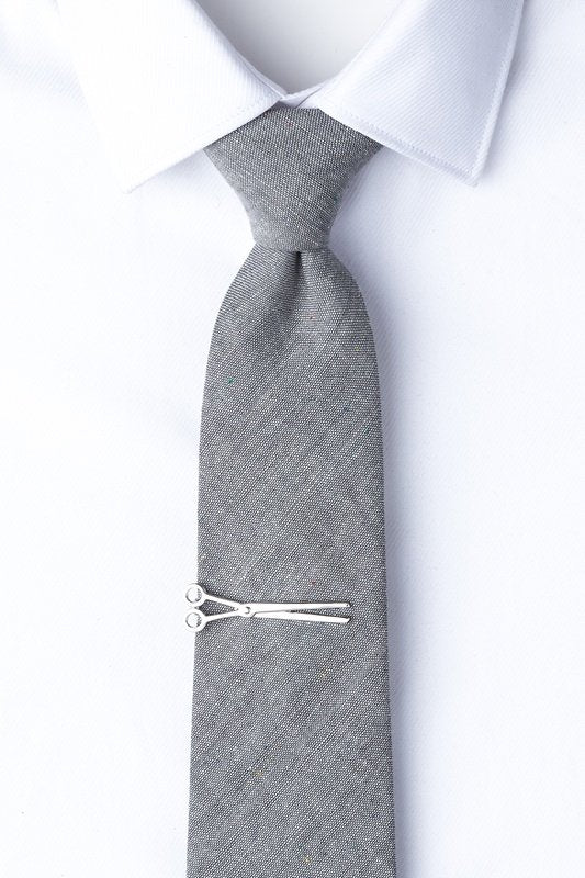 Scissors Silver Tie Bar – Bridge + Root